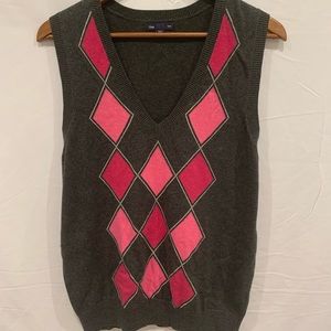 GAP Sweaters - Gap argyle sleeveless sweater vest pullover Lg GAP Sweaters - Gap argyle sleeveless sweater vest pullover Lg